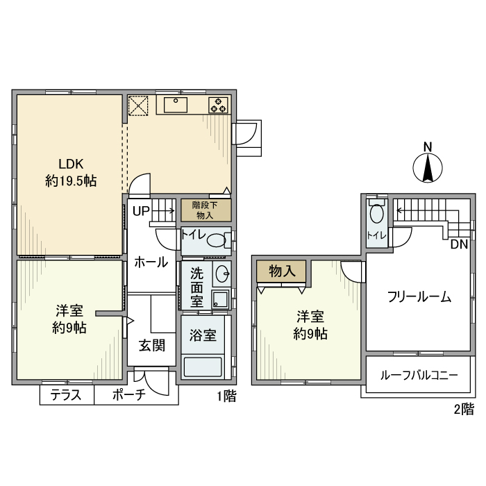 高円寺北戸建 間取り