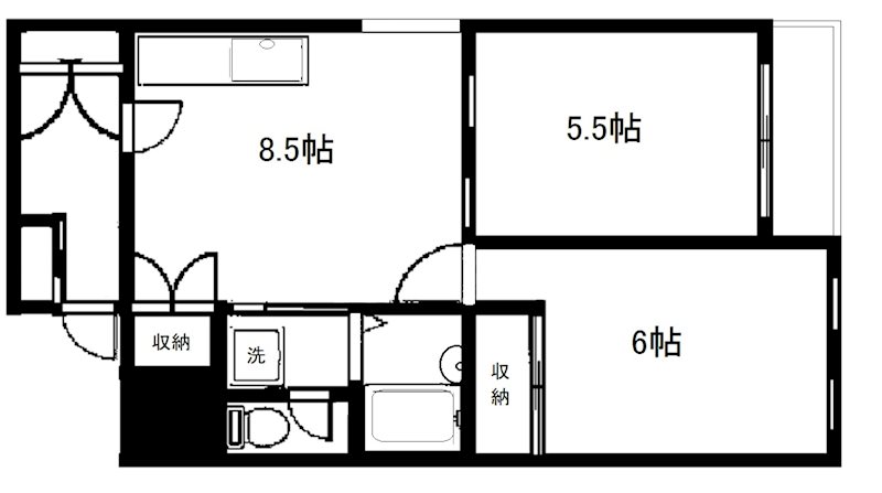 グランパ用賀 間取り図