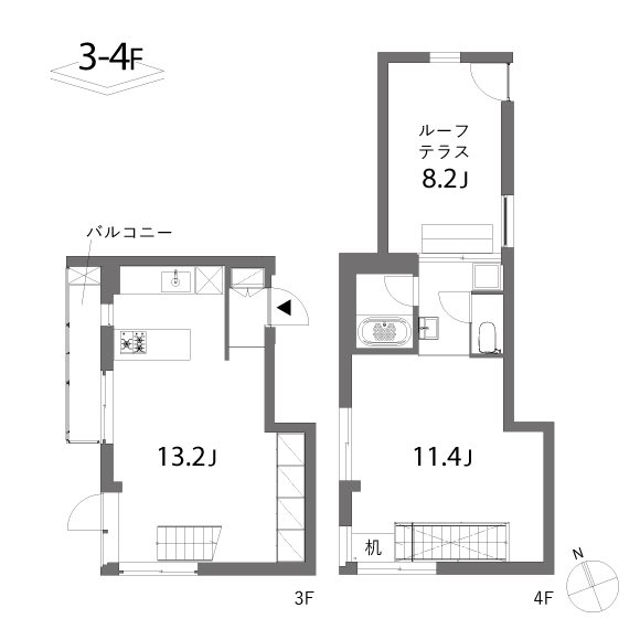 武蔵小山.Hillz 間取り図