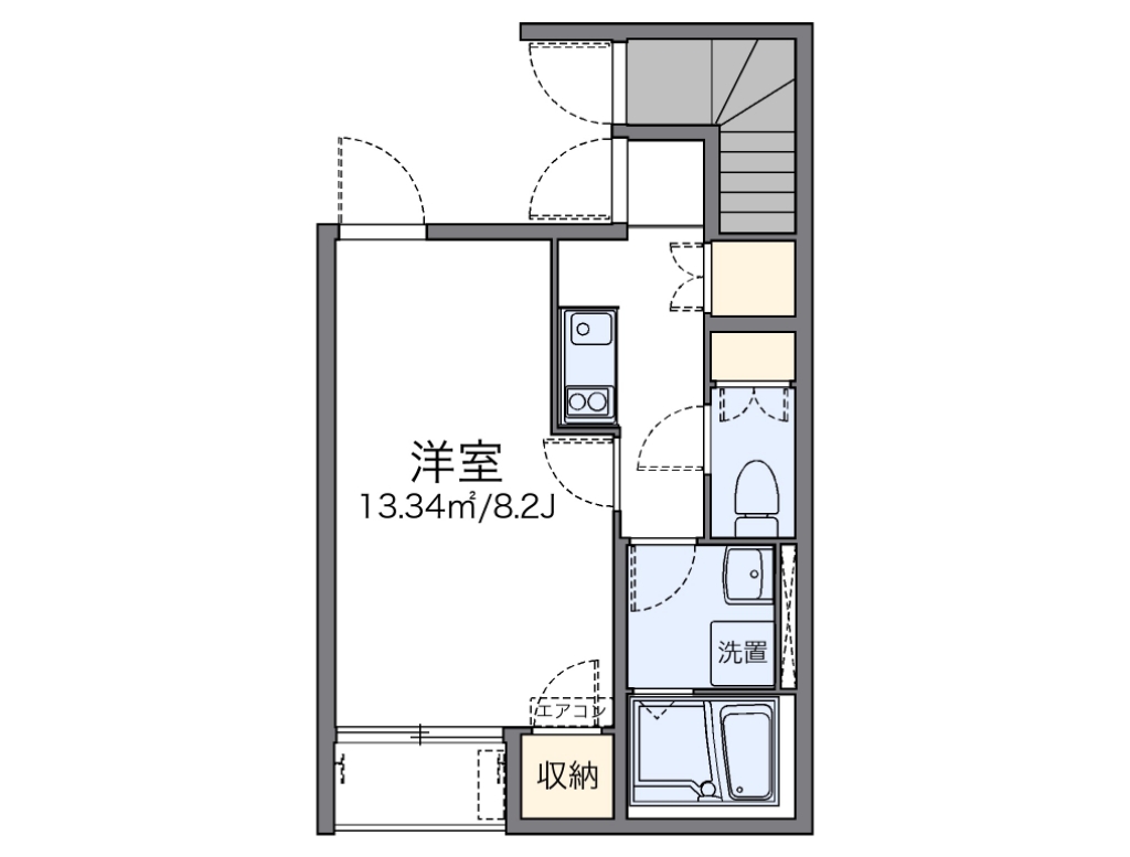 レオネクストレインボーヒルズ 間取り図