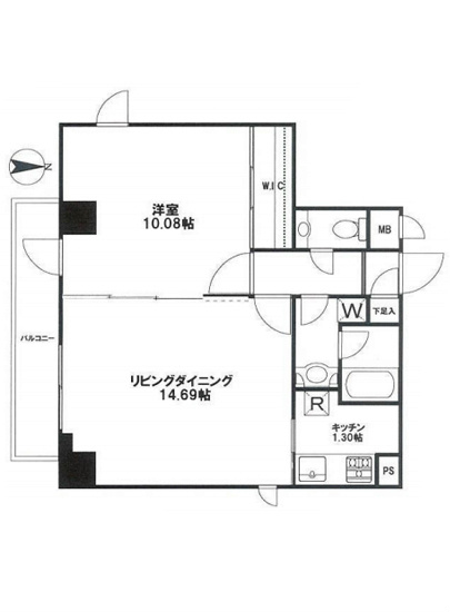 アンジェラ神宮前 間取り図