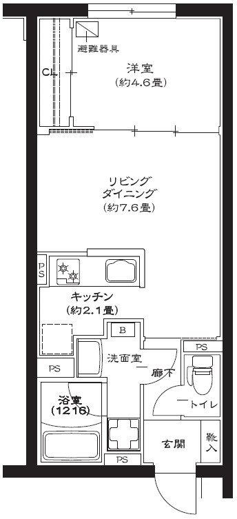 GENOVIA池袋 間取り図