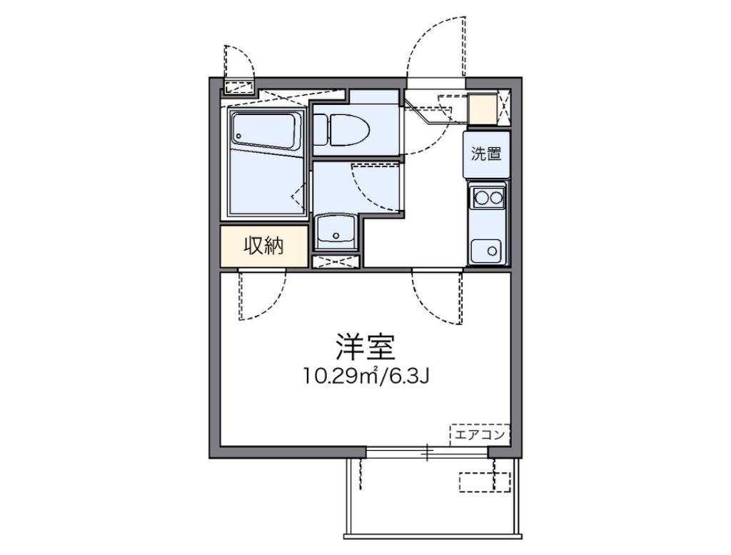 レオネクストパラシオ 間取り図