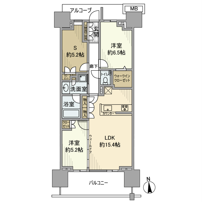 グランドメゾン品川シーサイドの杜 間取り図