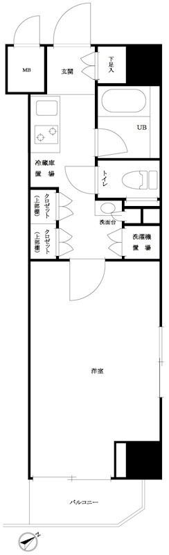 ルーブル浜松町 間取り図