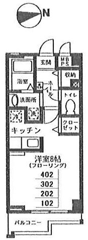 ビバグランデ光琳  間取り図