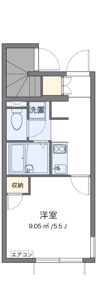 クレイノ戸越銀座 間取り図