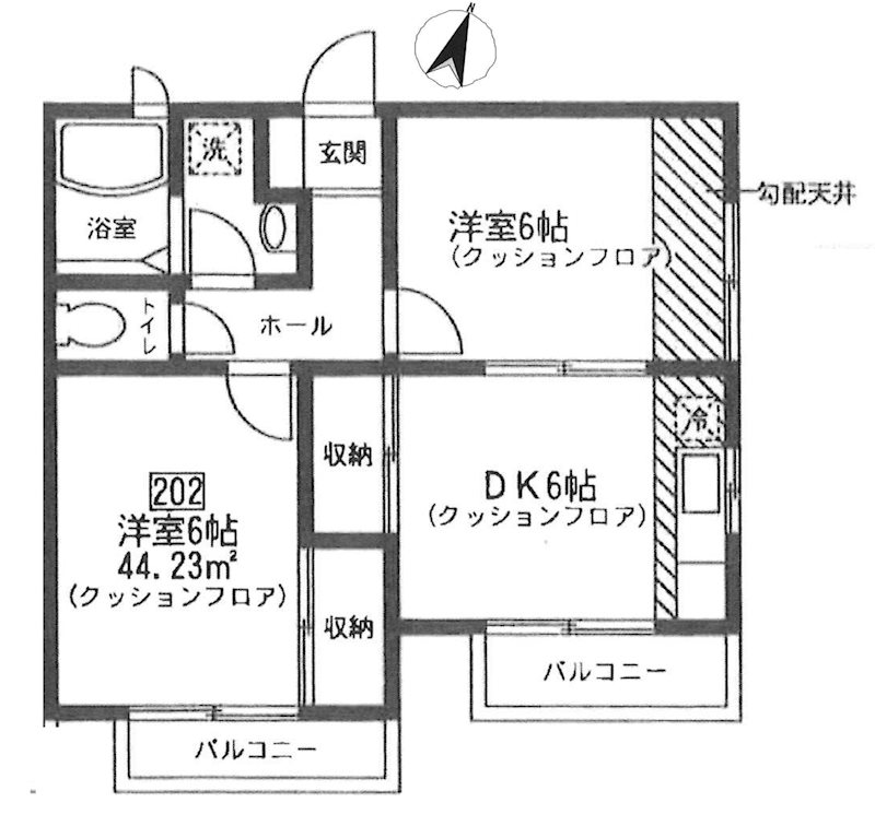 サンガーデンＭ:柳川 間取り図