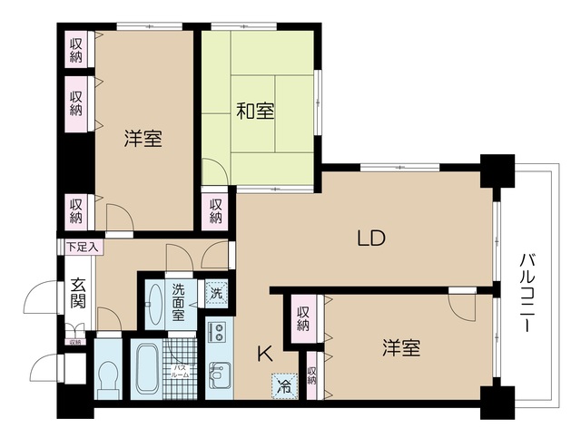 ヴィラフィオーレ 間取り図