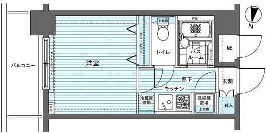 トーシンフェニックス赤坂 間取り図