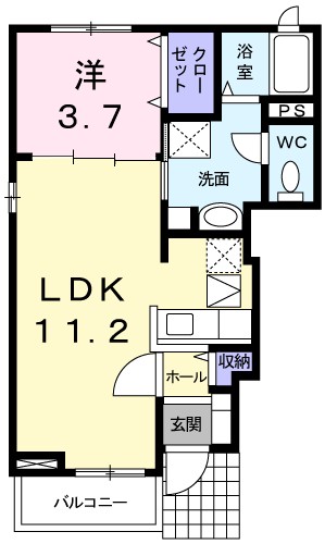 メゾン　アルモニー 間取り図