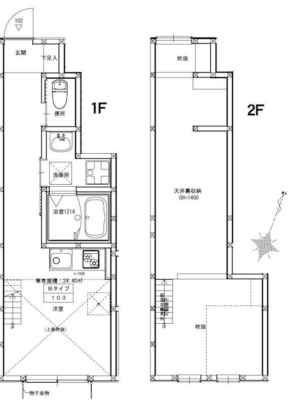 CIK24(シーアイケー24) 間取り図