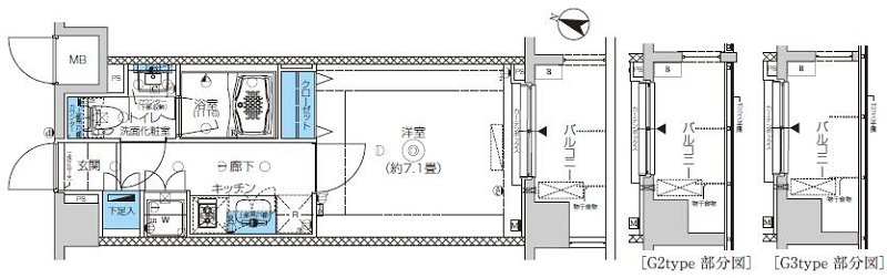 フェニシア学芸大学 207号室 間取り