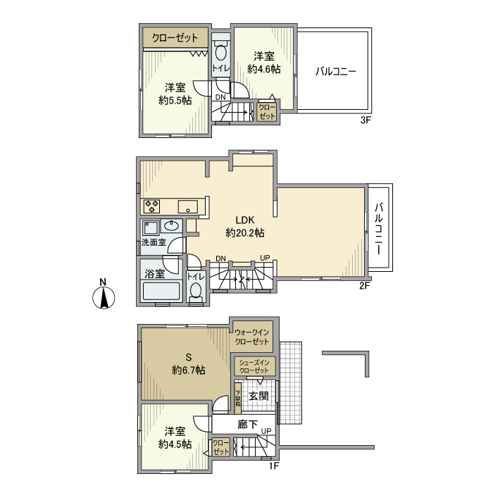 原町戸建 間取り