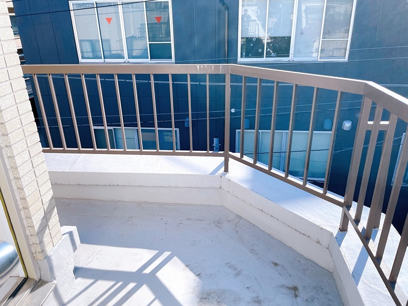 南麻布2丁目戸建て ベランダ