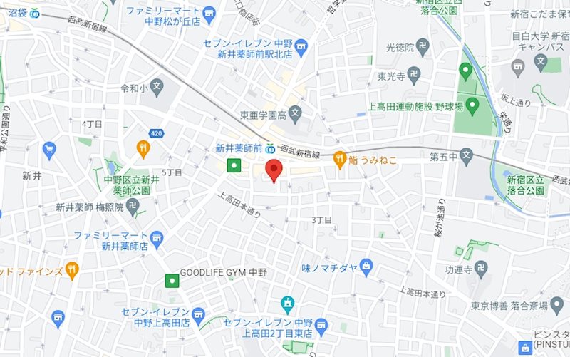 トラス新井薬師 玄関