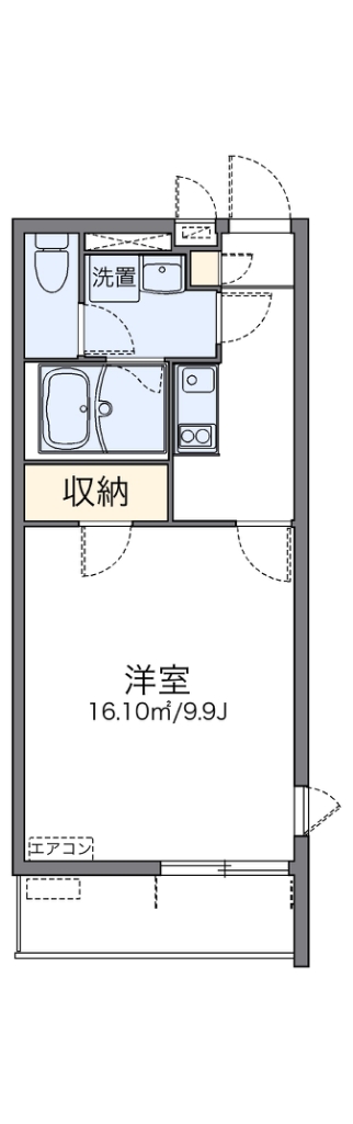 レオネクストラピス　オリゾン 301号室 間取り