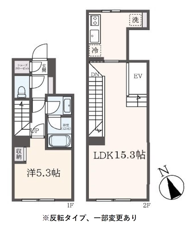 TRADIS 荏原中延 間取り図