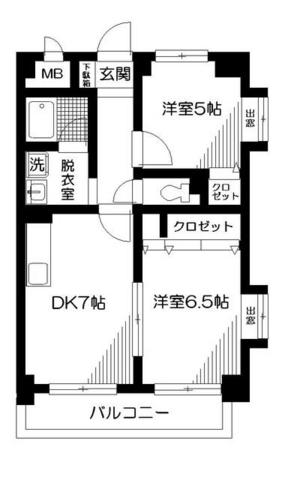 ルーセント方南 間取り図