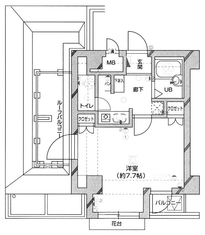 メインステージ江戸川橋Ⅱ 306号室 間取り