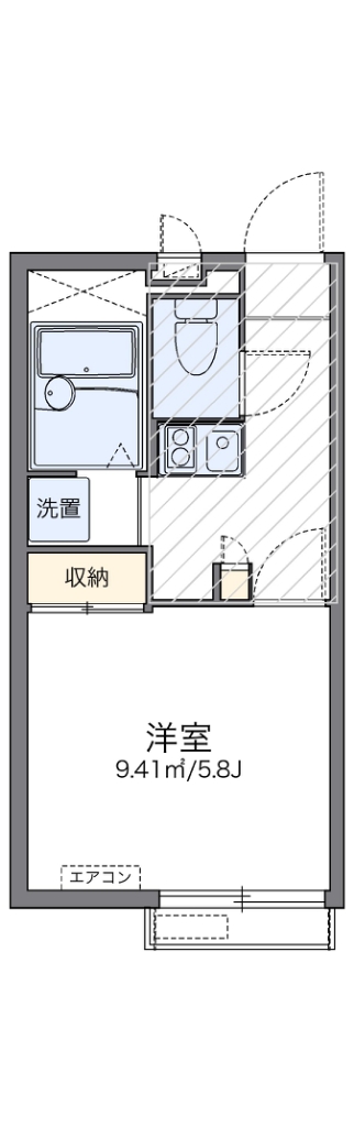 レオパレススペーシア　東池袋 間取り図
