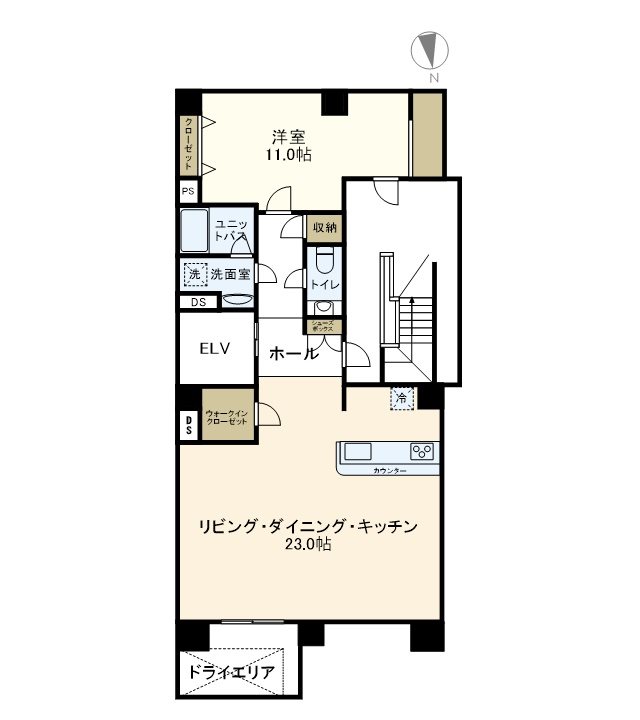 Etervo新大久保 間取り図
