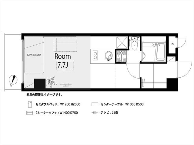 ペガサスマンション恵比寿 間取り図
