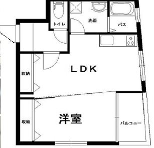 ティーエス代沢 102号室 間取り