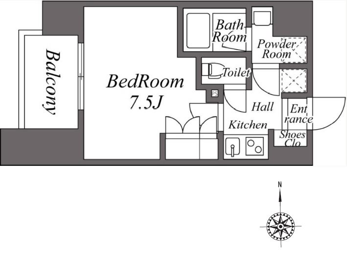 ZOOM池袋West 間取り図