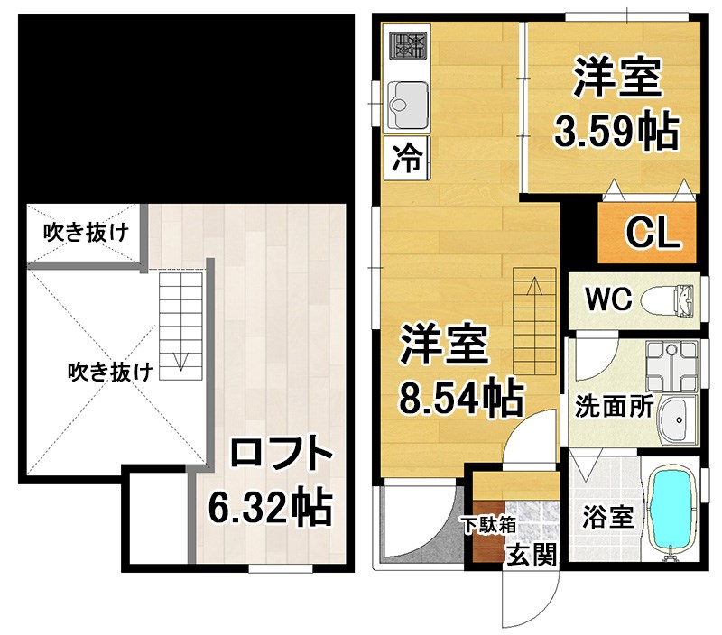 Phoenix XA（フェニックス エックスエー） 間取り図