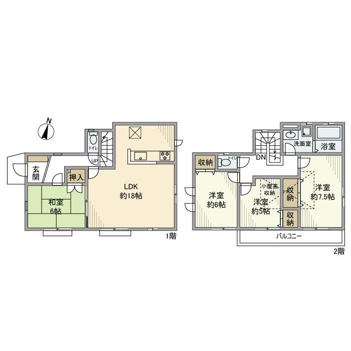 成城戸建 間取り