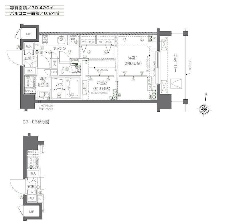 ZOOM新宿西落合 間取り図