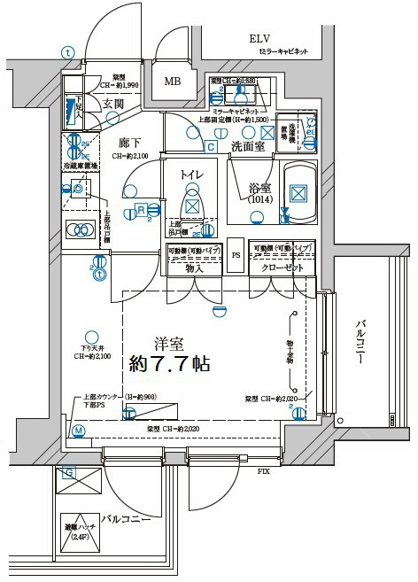 ディアレイシャス三軒茶屋  間取り図