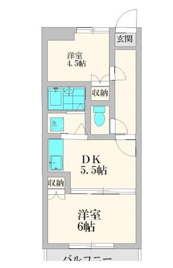 ルテーシアマンション 間取り図