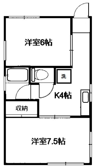 ハイムモトヤマ 間取り図
