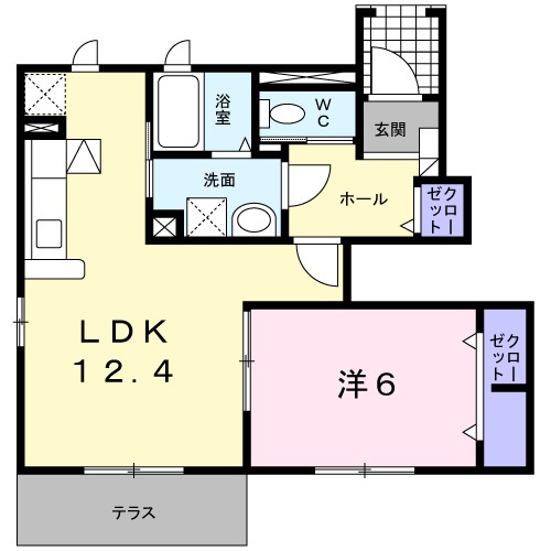 ジェルメ　メゾン 間取り図