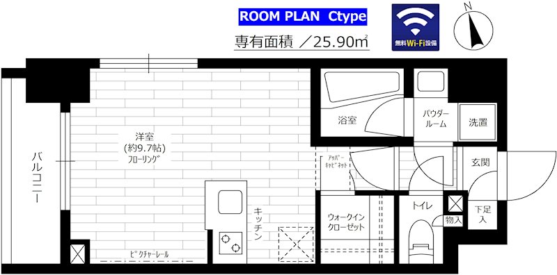 ステージグランデ用賀アジールコート 間取り図