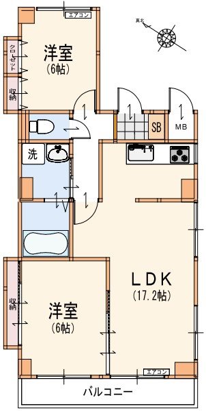 ステータスヒル初台 間取り図