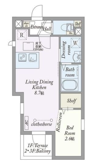 My Style 高田馬場弐番館 間取り図