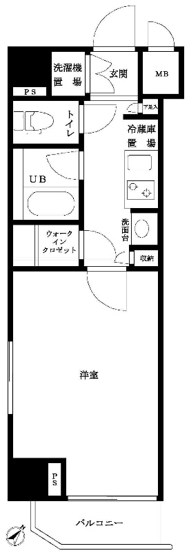 ルーブル浜松町 間取り図