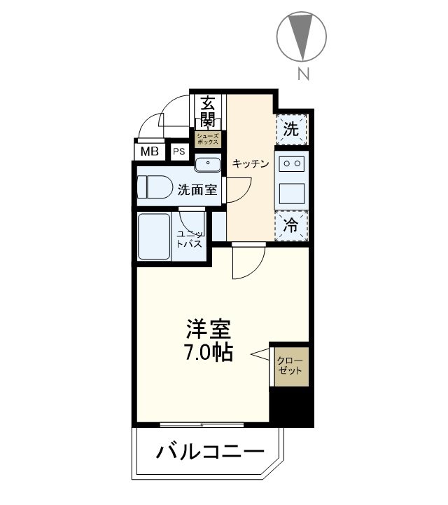 Etervo新大久保 間取り図