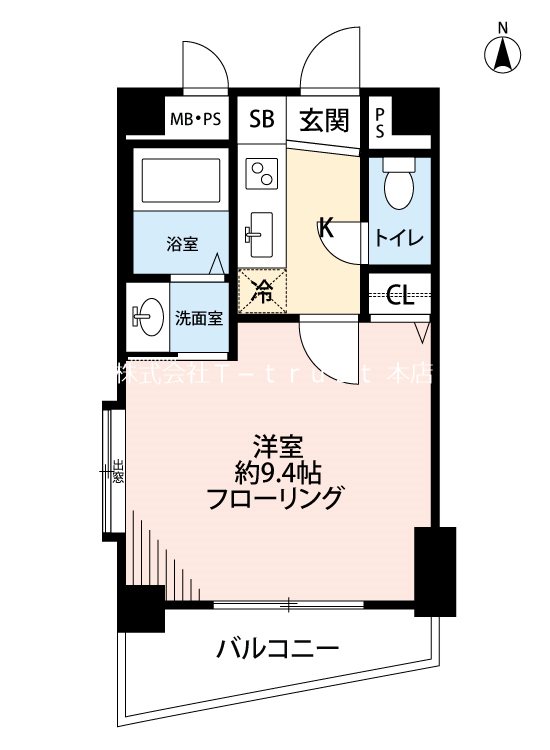 センチュリー麻布 101号室 間取り