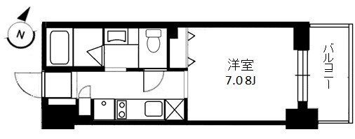 ラティエラ中野 503号室 間取り