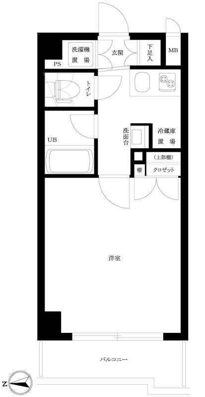 ルーブル高田馬場参番館 507号室 間取り