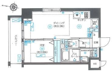 フェニックス椎名町駅前 701号室 間取り