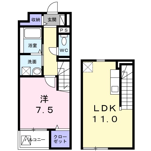 Ｍｓ．シンフォニー 303号室 間取り
