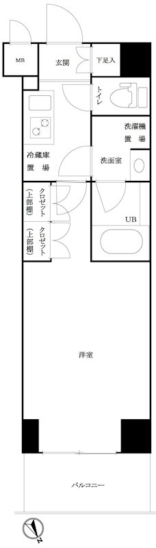 ルーブル白金高輪参番館 302号室 間取り