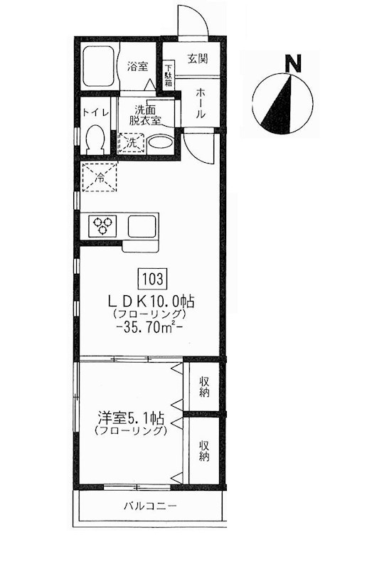 Quintet 間取り図
