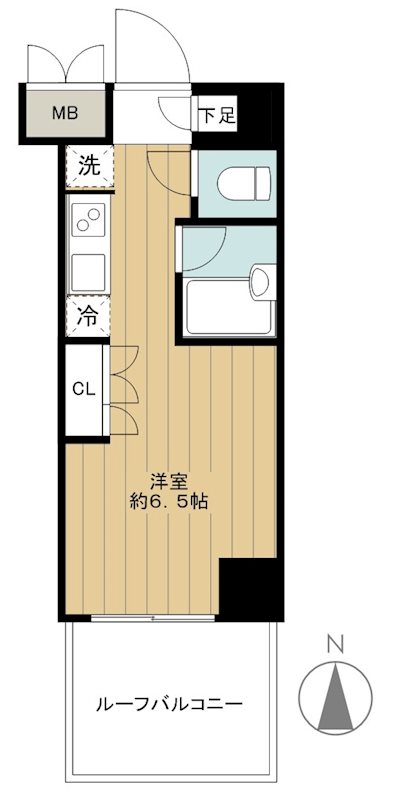 ガリシアヒルズ西麻布EAST 402号室 間取り