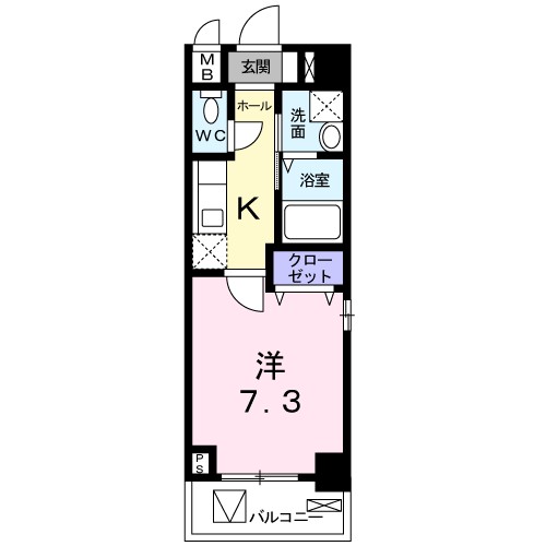 ベルヴィル代々木公園 間取り図
